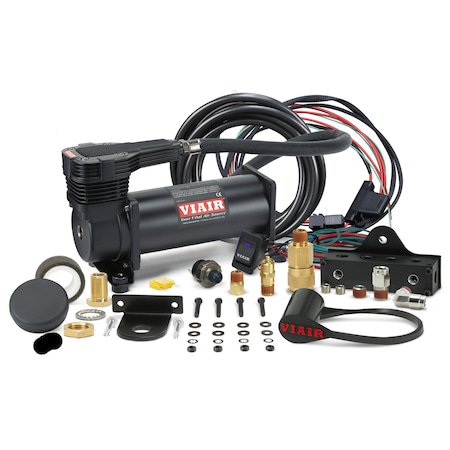 Viair Single Stealth Black 485 Viair Mounted System, 200PSI 485SB01